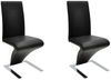 vidaXL Esszimmerstühle 2 Stk. Schwarz Kunstleder [240042] Bild 2