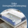 VASAGLE Federkernmatratze 140 x 200 x 25 cm, Gel-Memory-Schaum, mittelfest, 7-Zonen, Schlafzimmer, atmungsaktiv, blau Bild 4