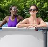 Bestway® Steel Pro MAX™ Aufstellpool Komplett-Set mit Filterpumpe Ø 396 x 122 cm, lichtgrau, rund Bild 5