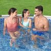 Bestway® Steel Pro MAX™ Aufstellpool Komplett-Set mit Filterpumpe Ø 396 x 122 cm, lichtgrau, rund Bild 4