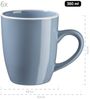 Mäser 931844 Kombiservice Elissa für 6 Personen, Steinzeug, blau (1 Set, 24-teilig) Bild 2