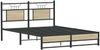 vidaXL Bettgestell ohne Matratze Sonoma-Eiche 140x190 cm Holzwerkstoff 4106962 Bild 3
