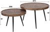 KAWOLA Couchtisch ARINOS Set 2-tlg. Metall bronze 50 x 74 x 74 cm Bild 5