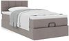 vidaXL Ottoman-Bett mit Matratze Taupe 90x200 cm Stoff 3311432 Bild 4