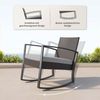 Bealife Gartenmöbel Set Balkon 2 Personen Outdoor Rattan Terrasse Pool Bild 4
