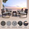 Bealife Gartenmöbel Set Balkon 2 Personen Outdoor Rattan Terrasse Pool Bild 5