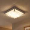 2er Set LED Deckenleuchte, Metall, silber, L 25 cm Bild 2