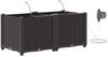 vidaXL Garten-Pflanzgefäß 2 pcs Braun 80 x 40 x 37,5 cm Kunststoff 42002822 Bild 2