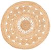 Pergamon Sisalteppich Handgefertigt Jute Teppich Pia Rund, Rund, Höhe: 4 mm Bild 4