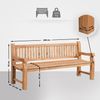 Teakbank Jackson V2 200 cm teak Bild 2