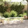 vidaXL Gartenbank 115 cm Massivholz Tanne 365111 Bild 3