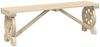 vidaXL Gartenbank 115 cm Massivholz Tanne 365111 Bild 2