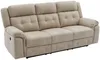 Vente-unique - ORTIANO Sofa StoffStoff Beige - B 97 cm x H 102 cm x L 223 cm Bild 4