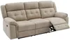 Vente-unique - ORTIANO Sofa StoffStoff Beige - B 97 cm x H 102 cm x L 223 cm Bild 5