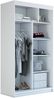 Schwebetürenschrank BRUNI 2-türig Schrank 120 cm (mit Spiegel) Farbe: Sonoma , schwarz Bild 3