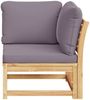 vidaXL Garten-Ecksofa mit Kissen 73x73x65 cm Massivholz Akazie 366494 Bild 4