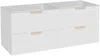 Vente-unique - AVORELI Waschbeckenmöbel Holz, Platte Weiß - B 46 cm x H 50 cm x L 120 cm Bild 2