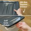 BigDean 4x 60 L Aufbewahrungsbox mit Deckel groß Budget Line Plastikbox mit Deckel Bild 2