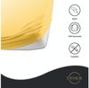 Devior Spannbettlaken Kinder Spannbetttuch 60x120 - 70x140 cm Bettlaken Tuch 100% Baumwolle, Jersey, Gummizug: Rundumgummizug, Matratzen Bezug bis 12cm Matratzenhöhe Bild 3