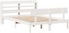 vidaXL Massivholzbett ohne Matratze Weiß 140x200 cm Kiefernholz 3306620 Bild 3
