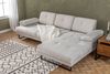 Ecksofa, 'Mustang', 83 x 174 x 274, Beige Bild 3