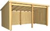 Plus Gartenhaus Nordic Multi 416 x 208 cm natur offen Bild 3