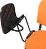 CLP Stuhl Ken mit Klapptisch Stoff mit gepolsterter Sitzfläche,orange Bild 4