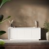 Sideboard >Siena< 4 Türen, Soft-Close, Weiss Lack matt - 207x80x50 (BxHxT) Bild 2