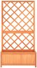 vidaXL Garten-Spalier mit Blumenkasten Braun 70x30x135 cm Tannenholz 316426 Bild 3