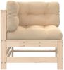 vidaXL Ecksofas mit Kissen 2 Stk. Massivholz Kiefer 825681 Bild 5