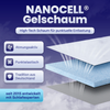 ARENSBERGER LINA, Gelschaum Matratze 90x200 cm – 11 cm NANOCELL® Gel-Schaum – H3 Härtegrad – Atmungsaktiv – Abnehmbarer Bezug 240g/m² Bild 3