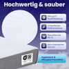 ARENSBERGER LINA, Gelschaum Matratze 90x200 cm – 11 cm NANOCELL® Gel-Schaum – H3 Härtegrad – Atmungsaktiv – Abnehmbarer Bezug 240g/m² Bild 5