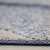 Teppich Trend Blau 80 x 150cm Kurzflor Geo-Muster Wohnzimmerteppich Modern Bild 3