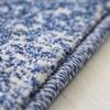 Teppich Trend Blau 80 x 150cm Kurzflor Geo-Muster Wohnzimmerteppich Modern Bild 2