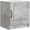 vidaXL Nachttisch 2 pcs Betongrau 43 x 34,5 x 47 cm Holzwerkstoff 895722 Bild 3
