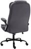 vidaXL Massage-Bürostuhl Dunkelgrau Samt 20572 Bild 4