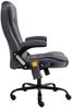 vidaXL Massage-Bürostuhl Dunkelgrau Samt 20572 Bild 3