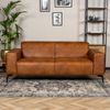 Bronx71 Leder Sofa Vegas 2,5-Sitzer cognac Bild 4