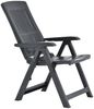 vidaXL Verstellbare Gartenstühle 2 Stk. Kunststoff Anthrazit 48768 Bild 5