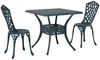 vidaXL Gartentisch Set 3 pcs Grün Gussaluminium 3334751 Bild 2