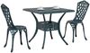 vidaXL Gartentisch Set 3 pcs Grün Gussaluminium 3334751 Bild 3