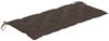 vidaXL Klappbare Gartenbank mit Auflage 118 cm Bambus 3063872 Bild 5