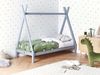 Beliani 'DEVAY' Kinderbett Tipi, Kiefernholz grau, 90 x 200 cm Bild 3