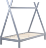 Beliani 'DEVAY' Kinderbett Tipi, Kiefernholz grau, 90 x 200 cm Bild 4