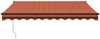 vidaXL Markise Einziehbar Orange und Braun 3,5x2,5 m Stoff & Aluminium 3154467 Bild 3