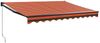 vidaXL Markise Einziehbar Orange und Braun 3,5x2,5 m Stoff & Aluminium 3154467 Bild 2