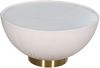 Livin Hill 'Modig' Tisch, Stein / Kunstleder beige, Ø 70x36 cm Bild 2