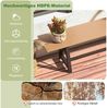 Gartenbank wetterfest 3-Sitzer Sitzbank bis 500 kg belastbar 183 x 35 x 41,5 cm Braun Bild 1