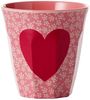 Rice Heart Print Melamin Becher Medium Bild 3