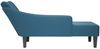 vidaXL Chaiselongue mit Rechter Armlehne Blau Samt 4009791 Bild 5